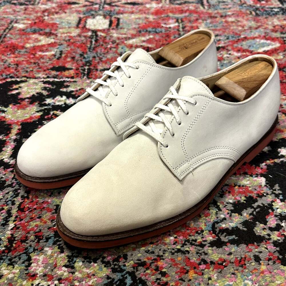 Rancourt & Co. x Cole Haan Dirty Buck Nubuck Plain Toe Derby Maine USA 11.5 D